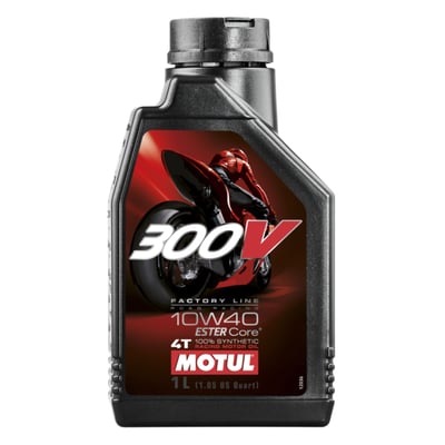 Ulei motul 300v, 4t, 10w40 1L road racing, 100% synthetic
